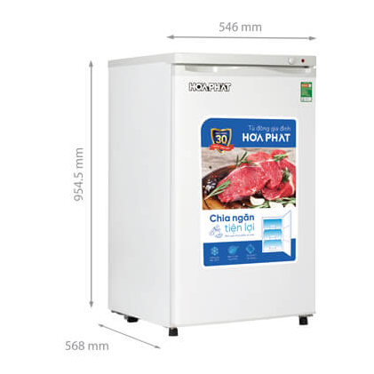[GIAO TẠI HCM] - Tủ đông đứng Hòa Phát Funiki 106 lít HPF UAH6106