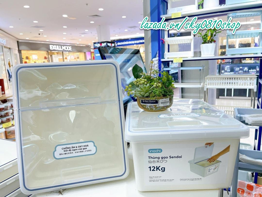 Thùng gạo cao cấp Inochi 12kg