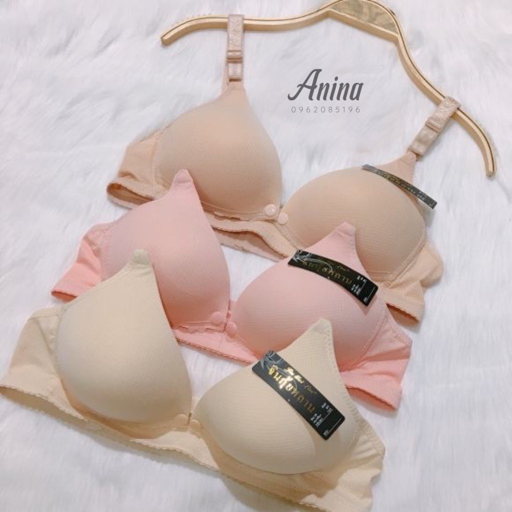 Áo lót bầu thông hơi Áo lót bầu (nhập khẩu Thái Lan)- Áo ngực mở cúc ngang mặc sau sinh AL183