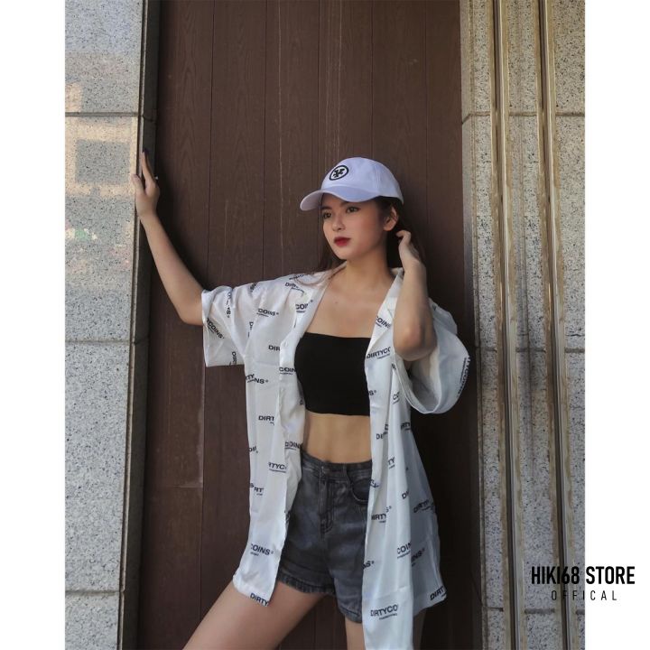 [FULL TAG] Áo Sơ Mi DIRTY COINS LOGO SS1 Chất Liệu Lụa Mềm CNK 100%