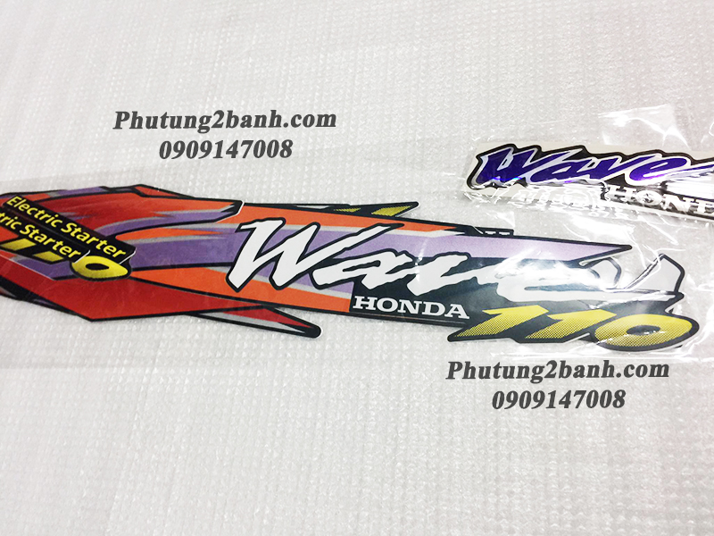 Bộ tem xe Wave Thái 110 hàng đẹp