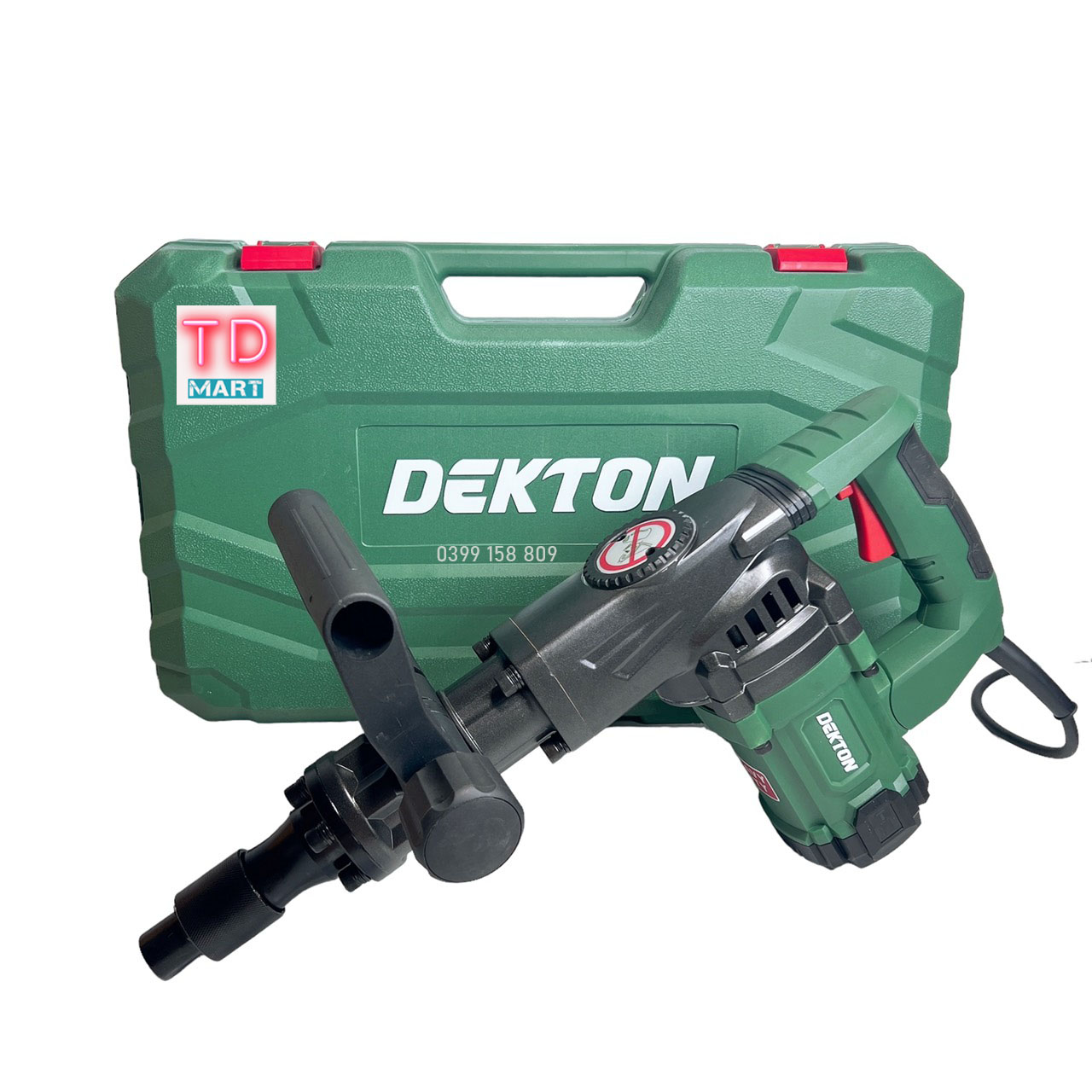 Máy chuyên đục bê tông 17mm dekton dk-dh3505 / lực đập 18j cóthiết kế chống rung