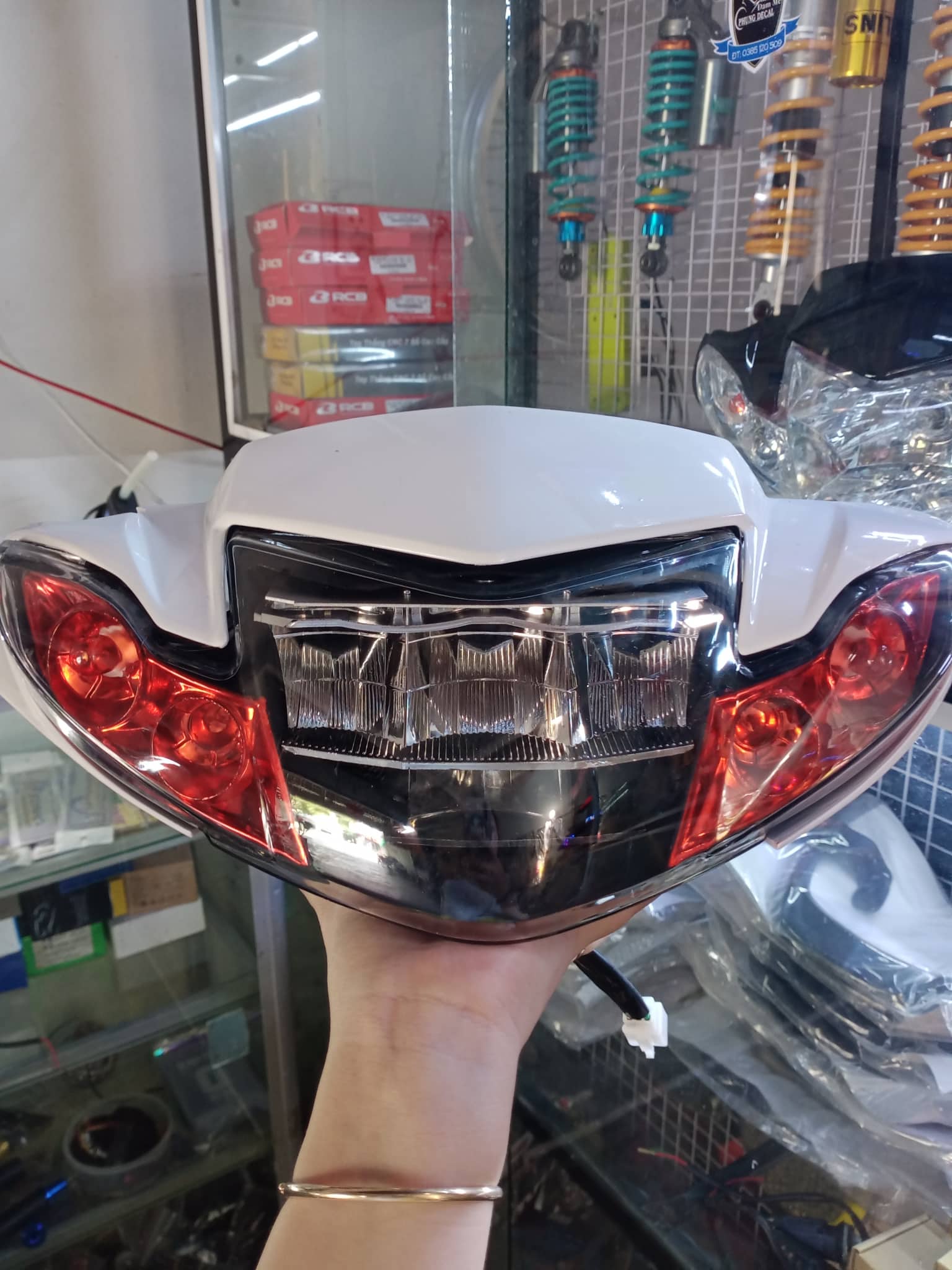 Đầu đèn sirius 2 tầng tặng ốp+bợ nhám