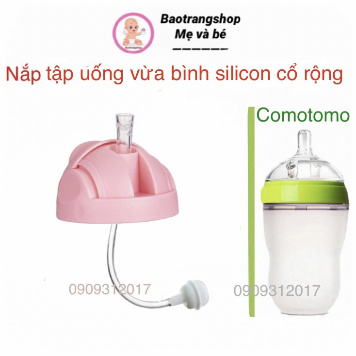 [Siêu rẻ ] Nắp tập uống, tập hút bình sữa Como