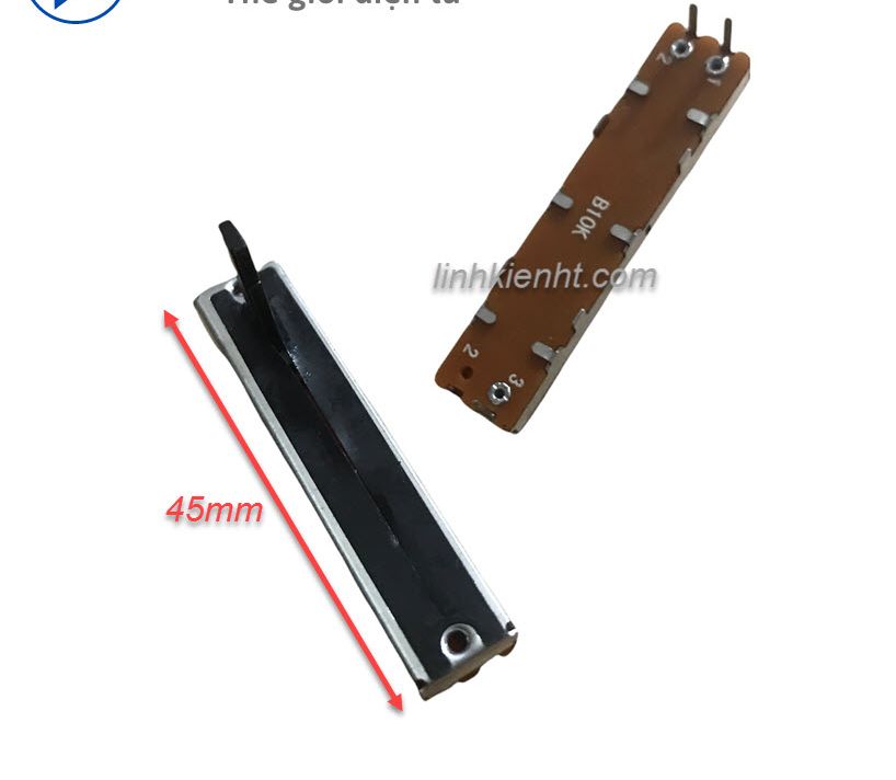 Chiết áp Mixer 45mm B10K chiết áp kéo trượt chiết áp bàn mixer fader