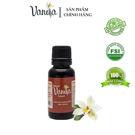 Tinh chất Vani hữu cơ - Chiết xuất Vanilla tự nhiên 20ML