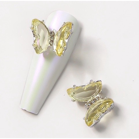 Charm nail - charm đá sáng - charm bướm cao cấp