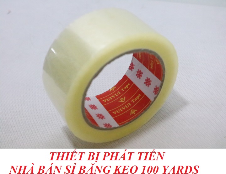 [HCM]Cuộn Băng Keo Trong 100 Yard Loại Dày