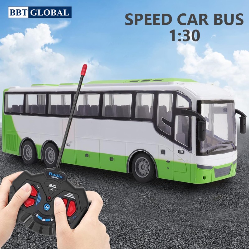 Mô hình xe bus thành phố cỡ lớn có đèn và nhạc