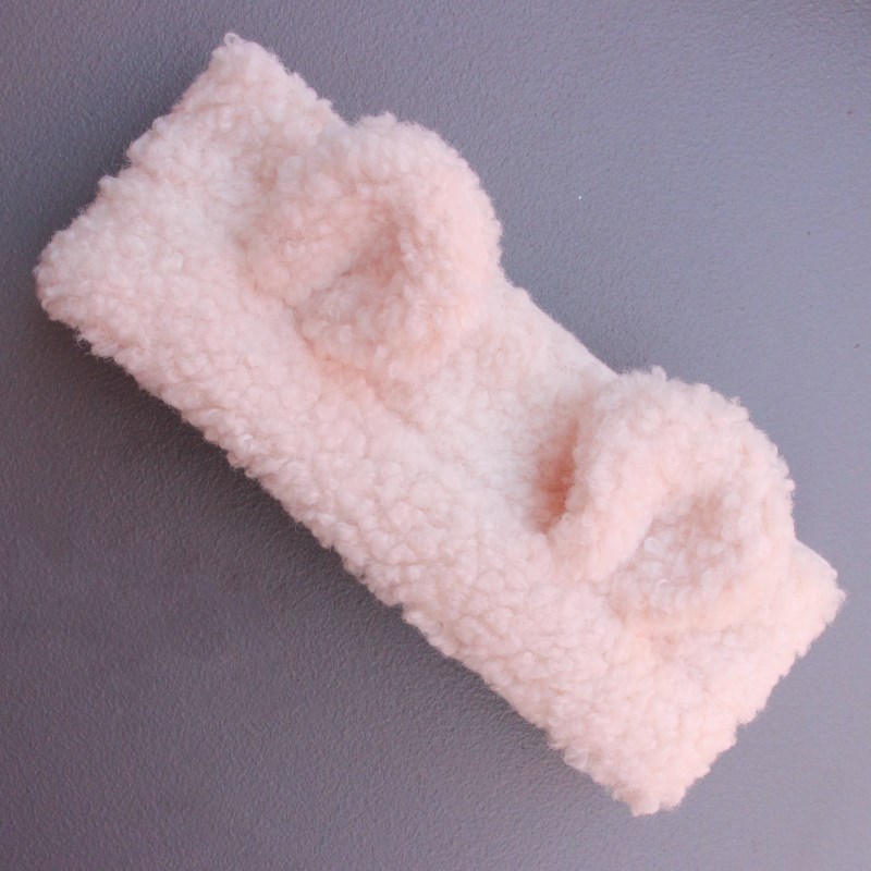 Băng đô tai gấu Teddy lông cừu cute xinh xỉu cho bé trai bé gái - SABOMART