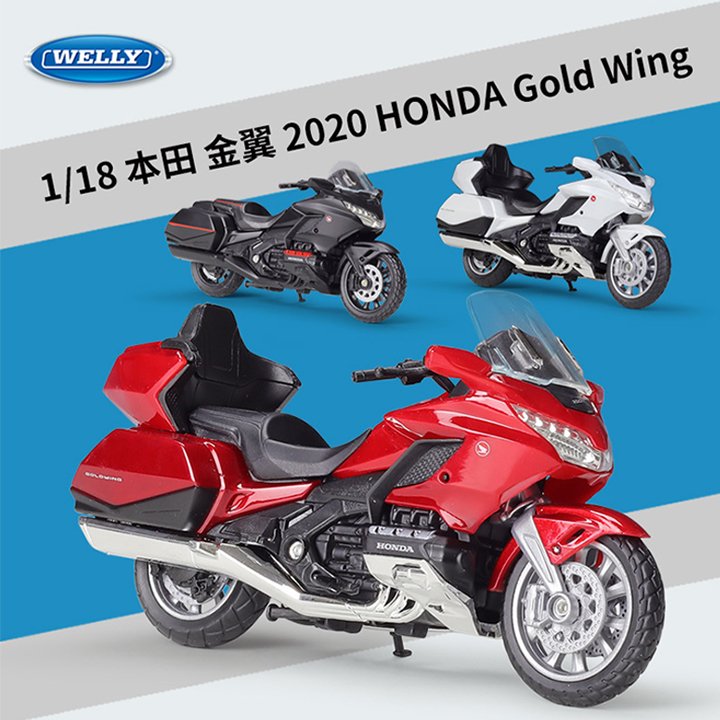 Mô hình xe Honda Goldwing 2020 tỉ lệ 1:18