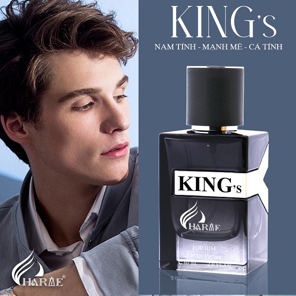 [HCM]Nước hoa nam KING – NHẸ NHÀNG, NAM TÍNH (60ML)