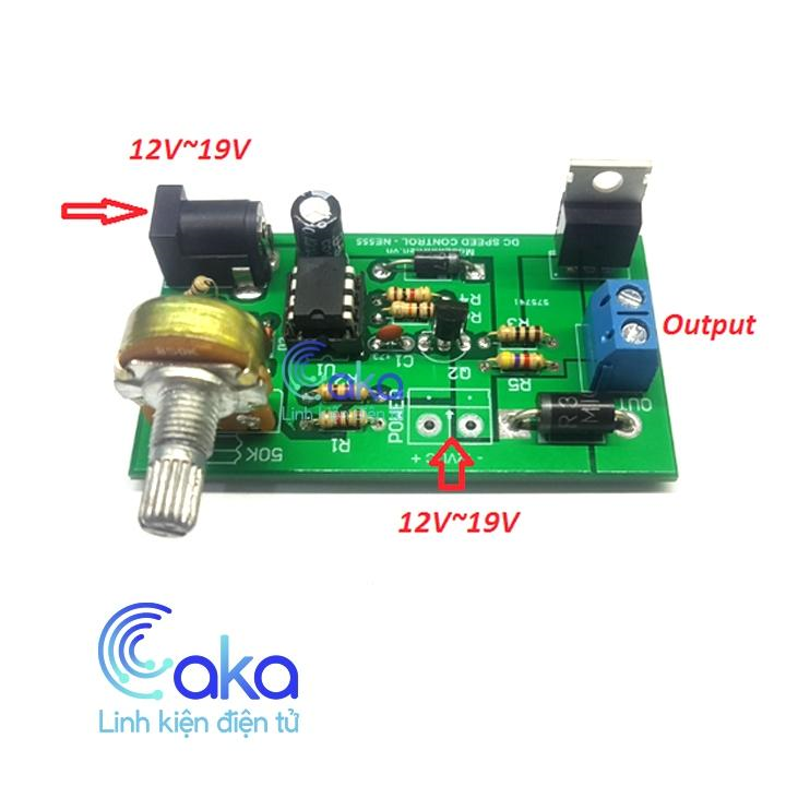 Mạch điều khiển tốc độ động cơ DC 12V 5A