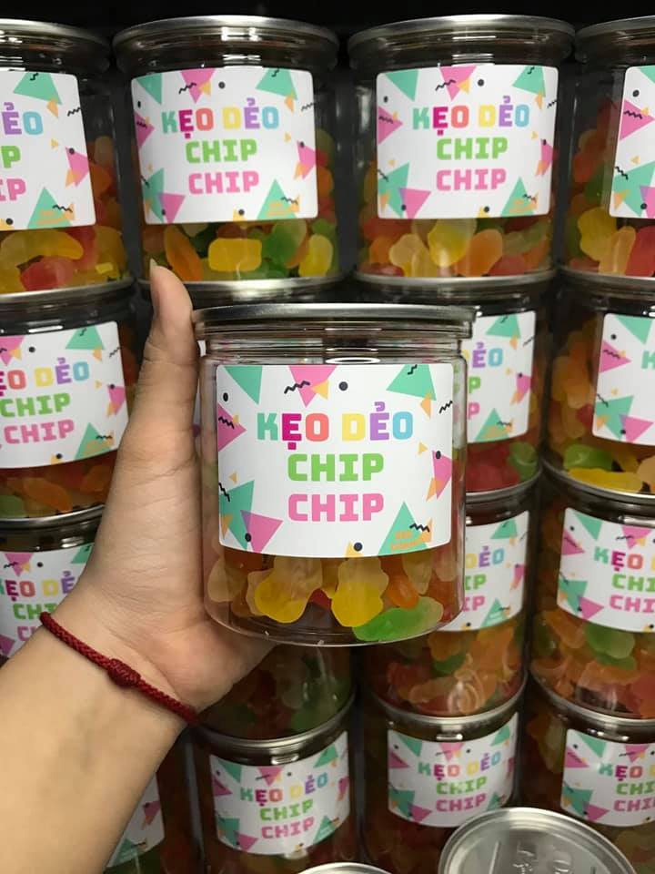 [HCM]Kẹo dẻo chip chip ( hủ 250gr )