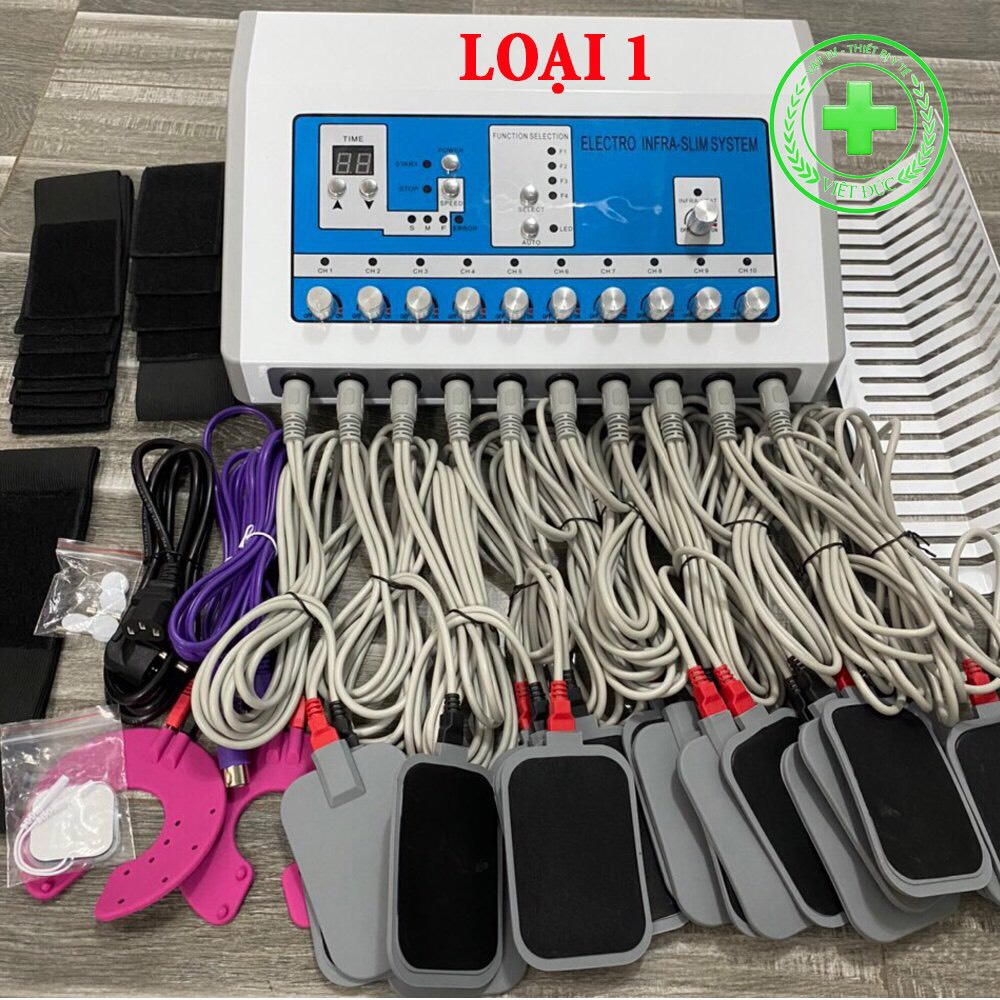 máy điện xung trung tần 10 cổng