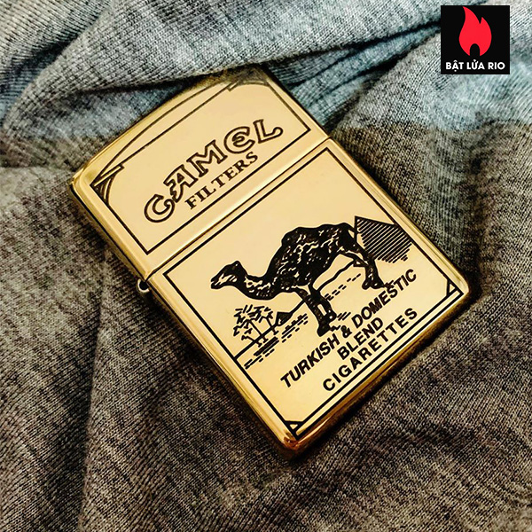 Zippo 254b khắc camel 02 - zippo 254b.camel02