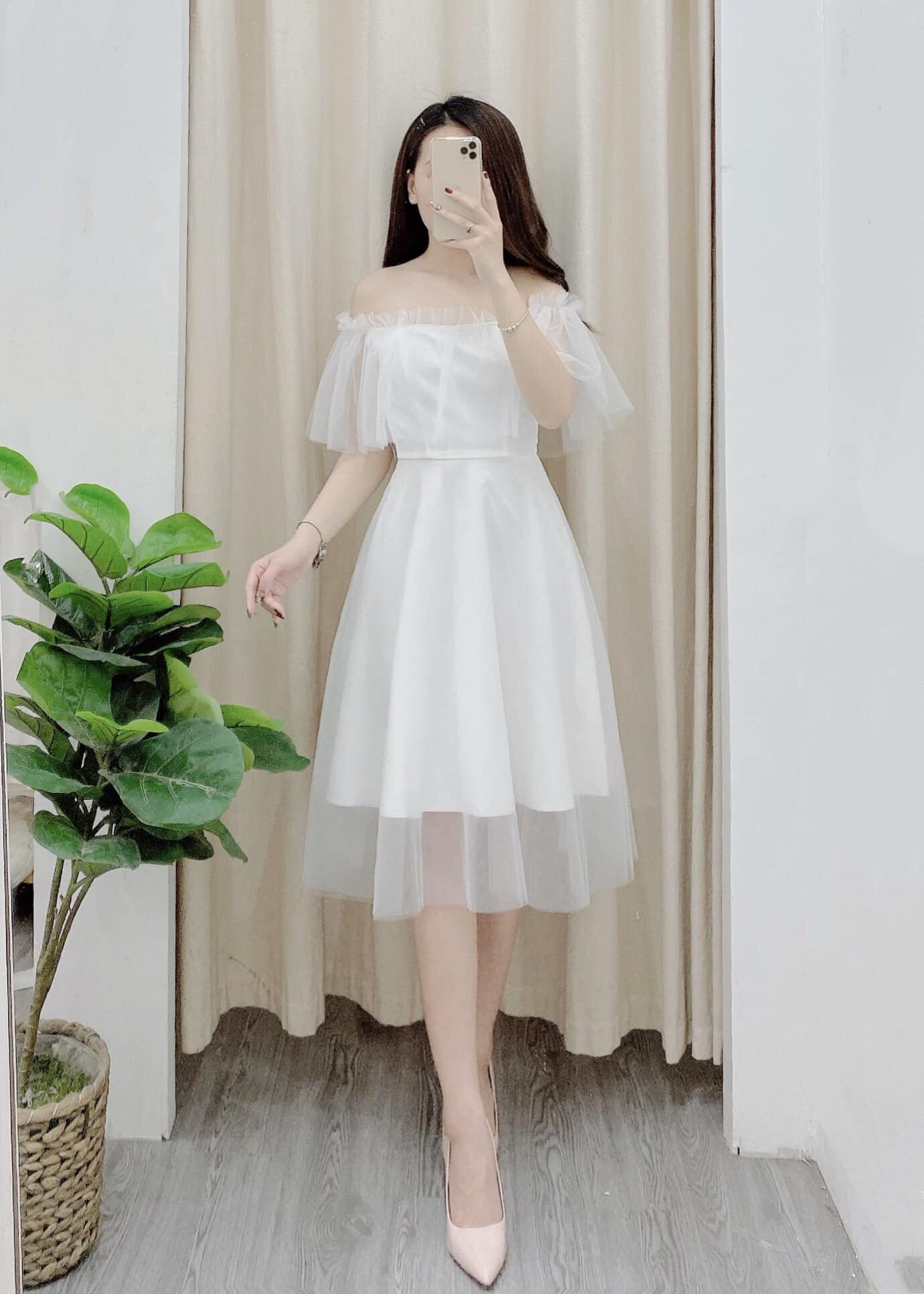Top 10 mẫu đầm trắng dự tiệc sang trọng 2023