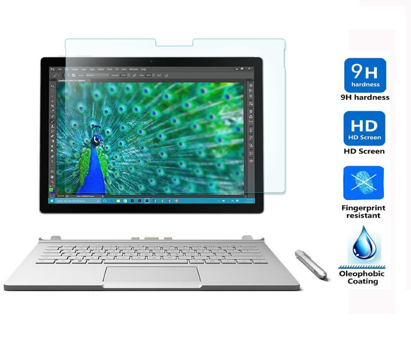 Dán cường lực surface book 3