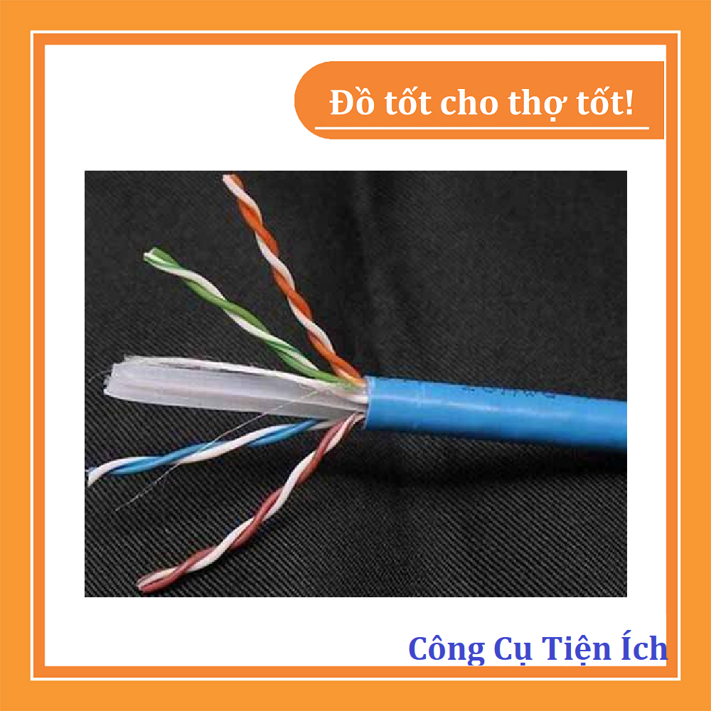 Dây cáp mạng Cat 6e bấm sẵn 2 đầu - Dài 2 mét