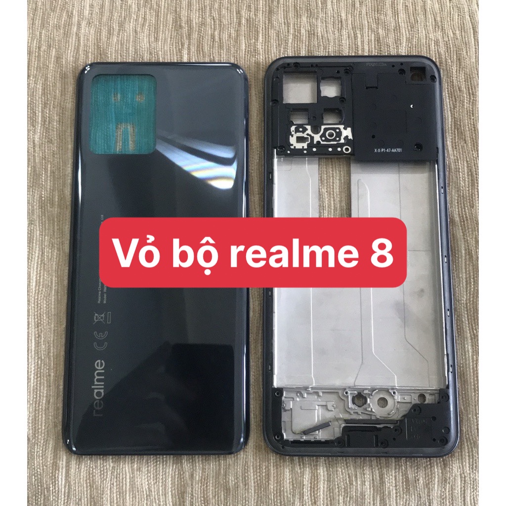 bộ vỏ zin mới điện thoại realme 8