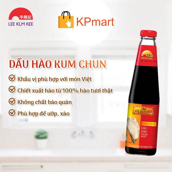 Dầu hào Kum Chun Lee Kum Kee 510g