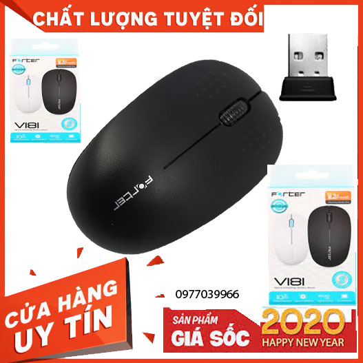 Chuột không dây Forter V181 v182 giá rẻ bảo hành 12 tháng