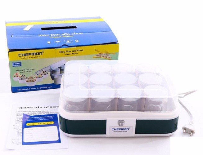 Máy làm sữa chua 15 cốc thủy tinh - 2351