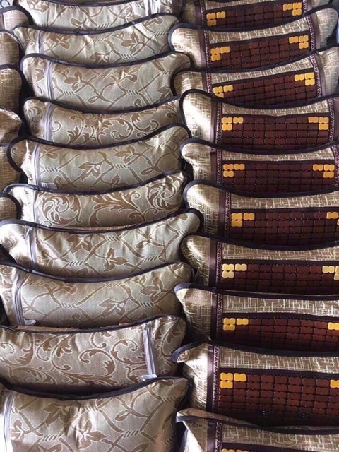 Vỏ Gối trúc mây siêu thoáng, siêu mát (kèm ruột gối)