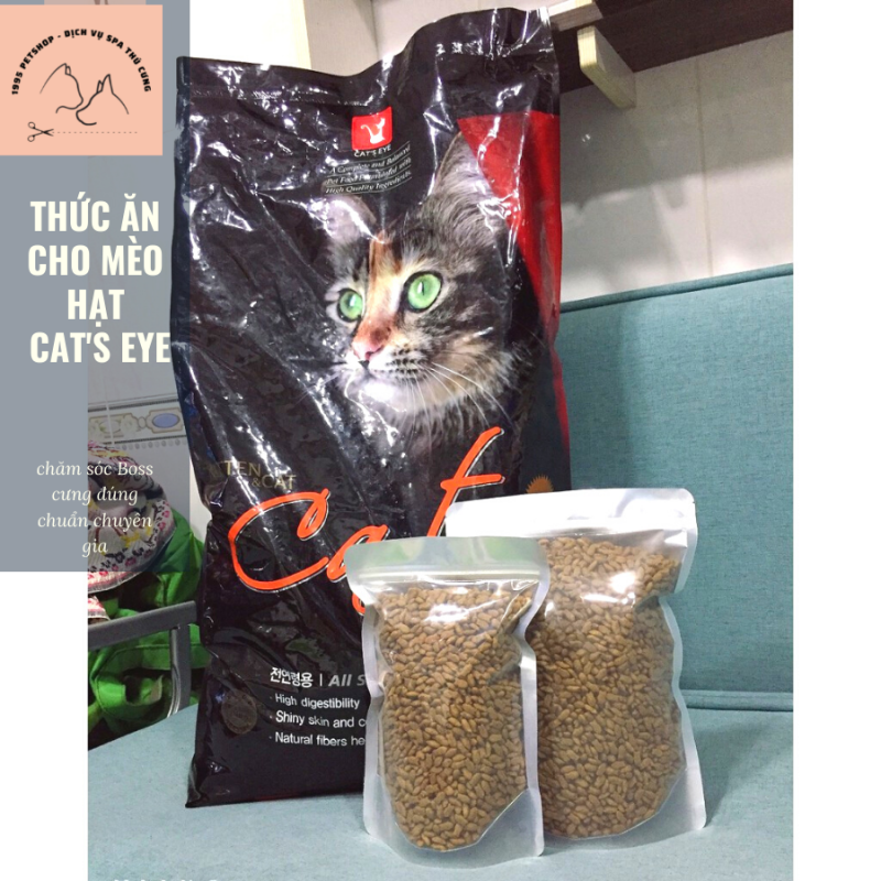 Hạt Cats eye cho mèo - Túi chiết 1kg thức ăn cho mèo mọi lứa tuổi.