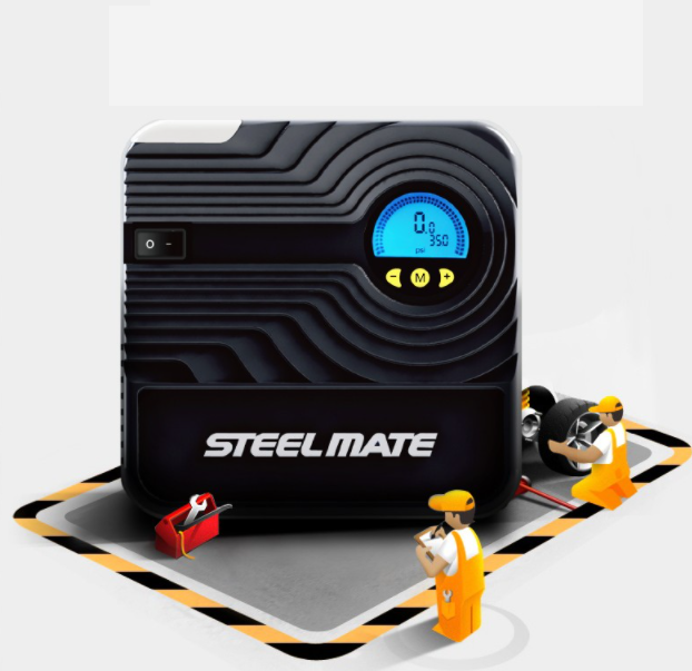 Bơm Lốp Ô Tô STEELMATE P05 Bảo Hành 12 Tháng – Bơm Xe Ô Tô, Xe Máy Thông Minh Cảm Biến Hơi Tự Ngắt