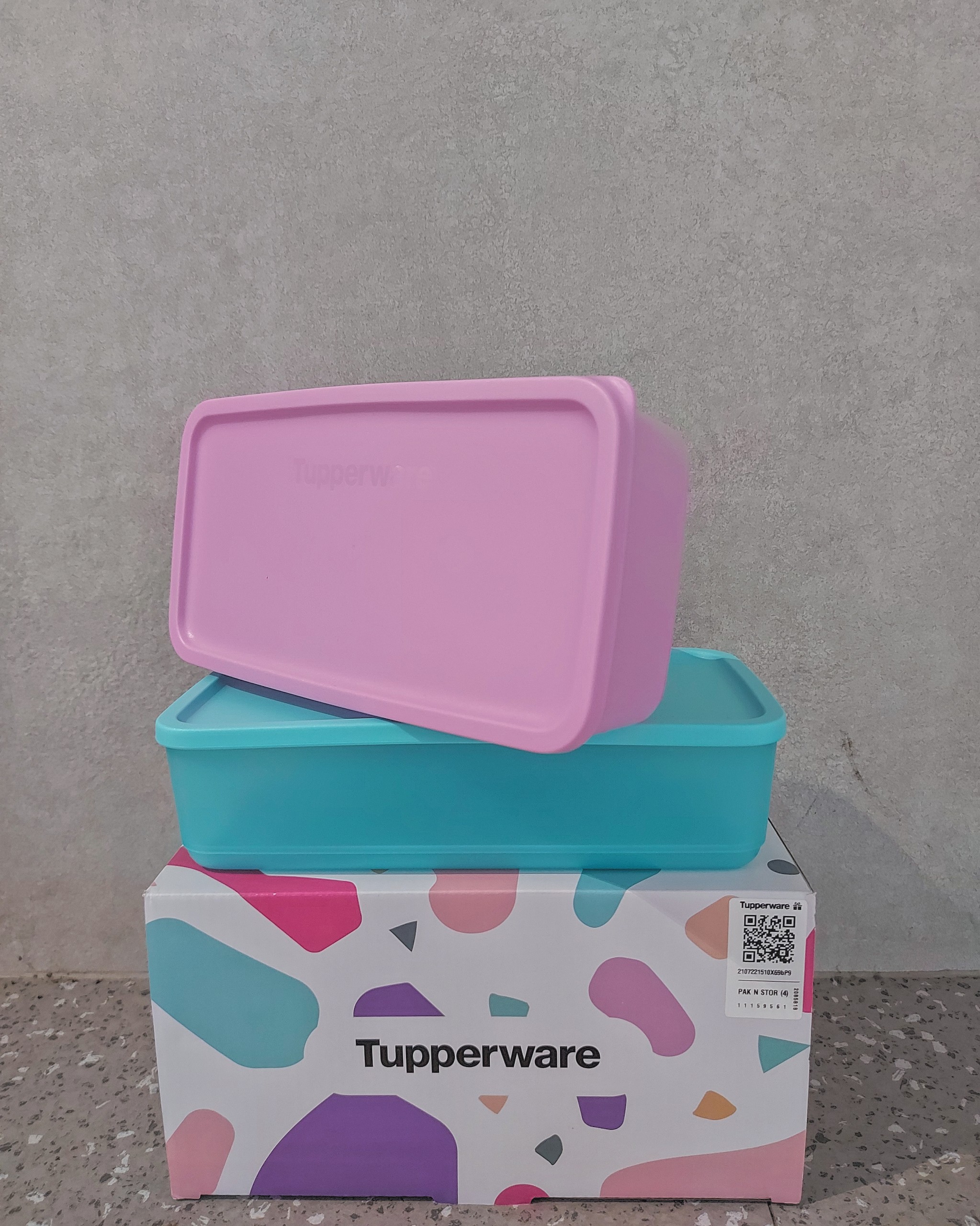 Set 2 hộp trữ mát Pak N Stor 1.4L ( chat để chọn màu )