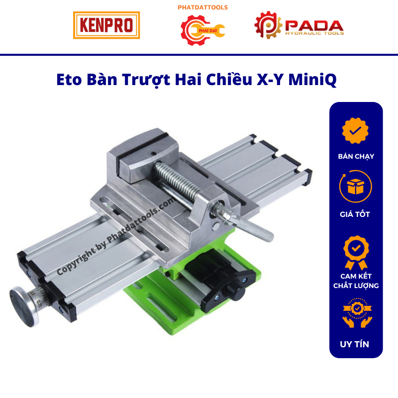 Bàn trượt Eto hai chiều X-Y MiniQ kèm Eto kẹp