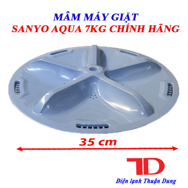 Mâm Máy Giặt SANYO AQUA 7KG 35cm màu xanh hàng hãng
