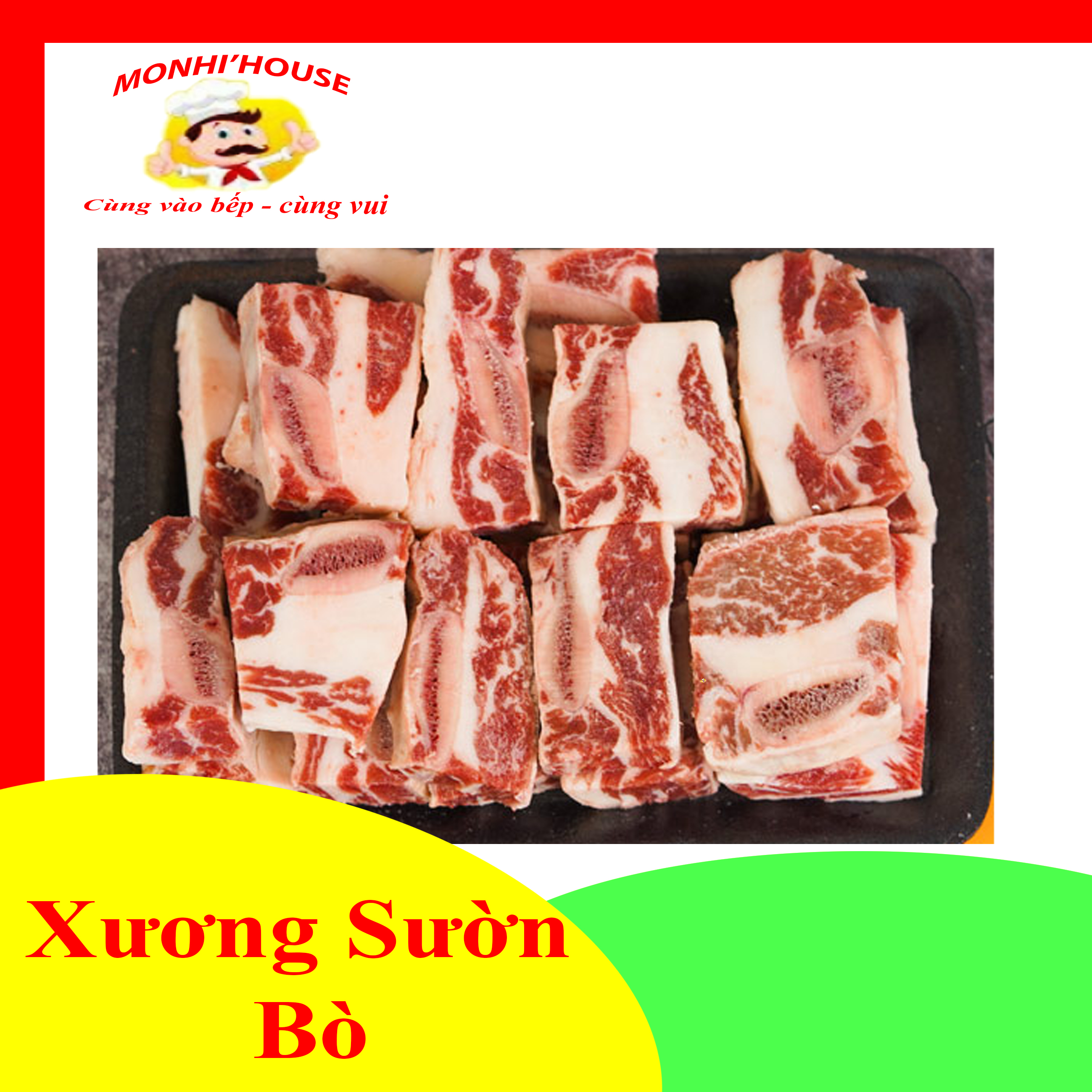 1Kg Sườn Sụn Ức (hầm, canh, nấu bún,nướng, om, ...)