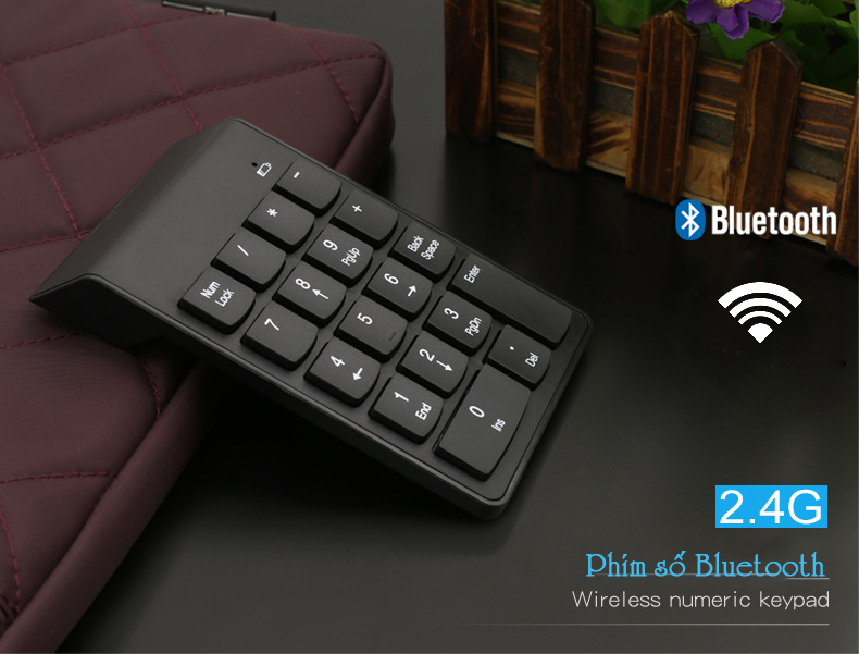 Bàn phím số không dây Bluetooth