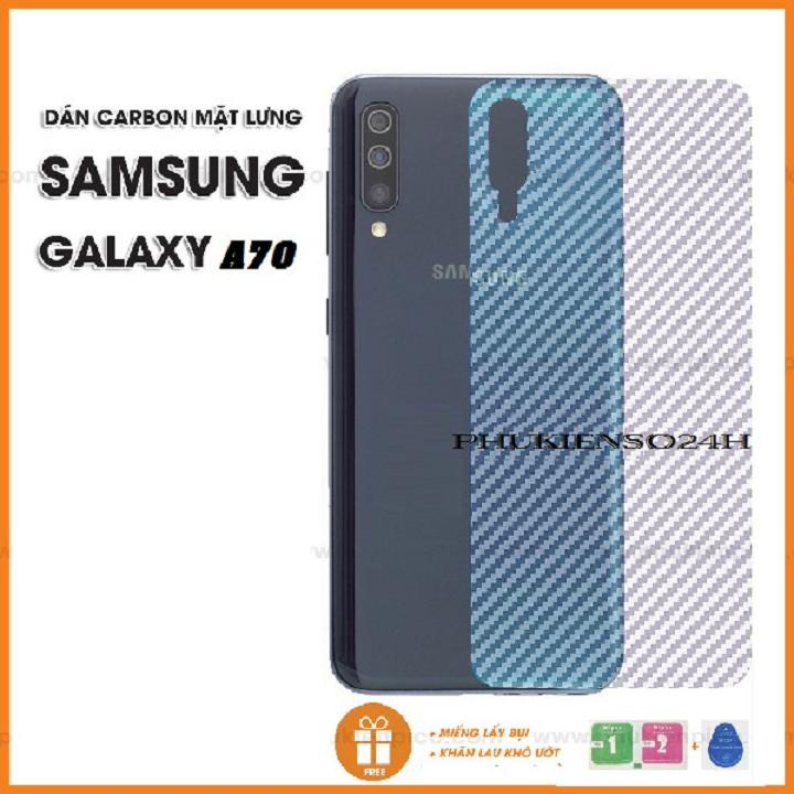 Dán mặt sau lưng carbon 3d samsung galaxy a70