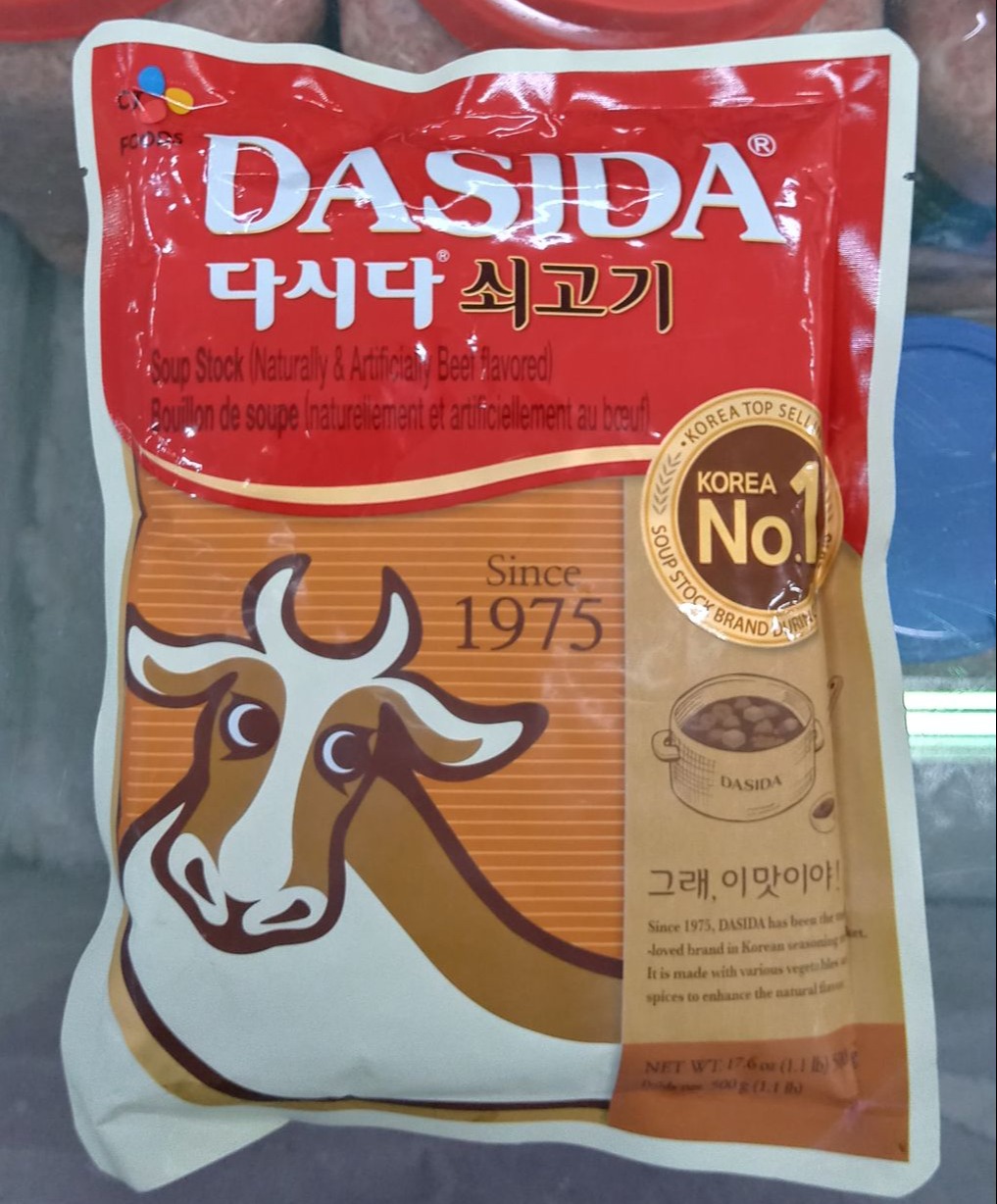 Hạt Nêm Bò, Bột Nêm Bò Hàn Quốc 500G - 쇠고기 다시다