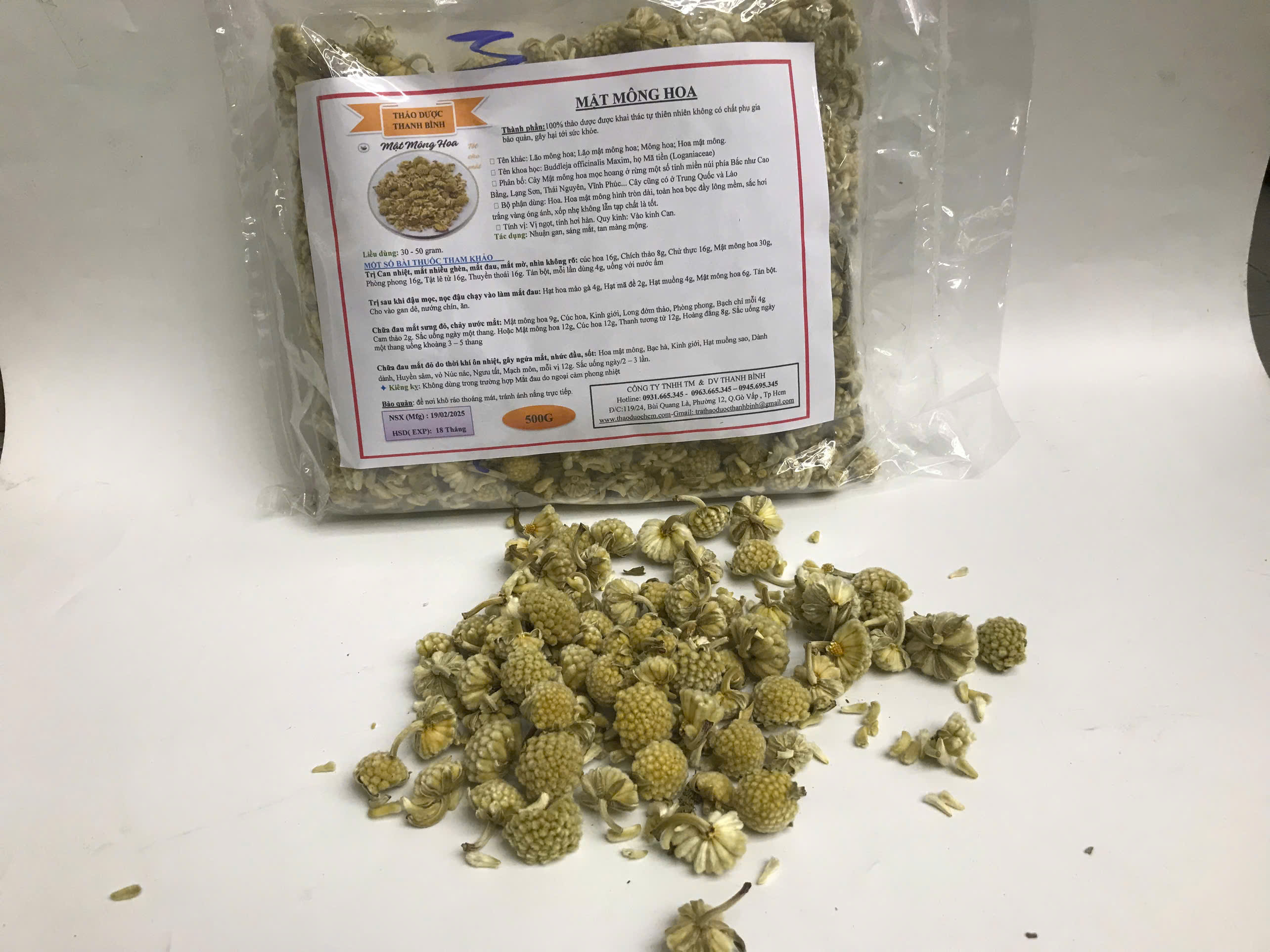 Mật Mông Hoa Khô 500g - Hàng Công Ty Loại 1