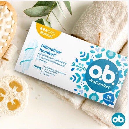 [HÀNG NỘI ĐỊA ĐỨC] - Băng vệ sinh dạng nút (Tampons) hiệu OB