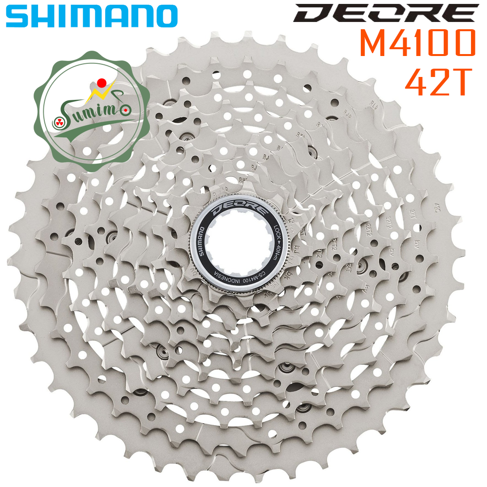 Líp thả SHIMANO Deore CS-M4100 10 Speed - Chính hãng
