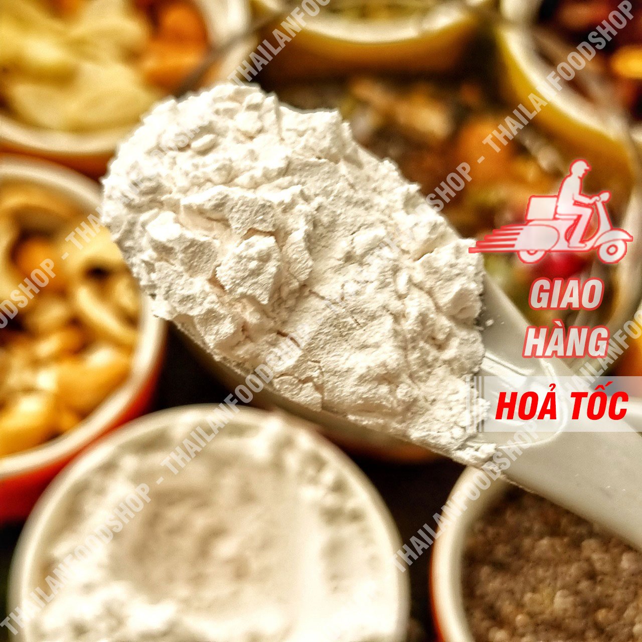 Tinh Bột Củ Sen ( 100% Nguyên Chất Từ Củ Sen Tươi ) - Lon 350gram
