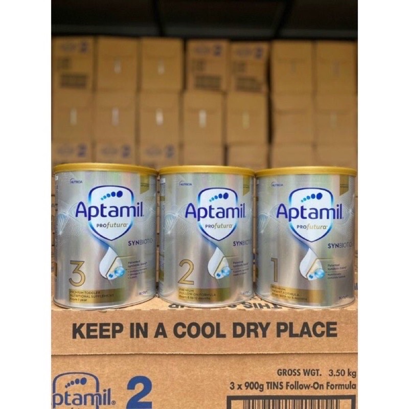 Aptamil Profutura số 1 2 3 4 Úc 900gr date 2024