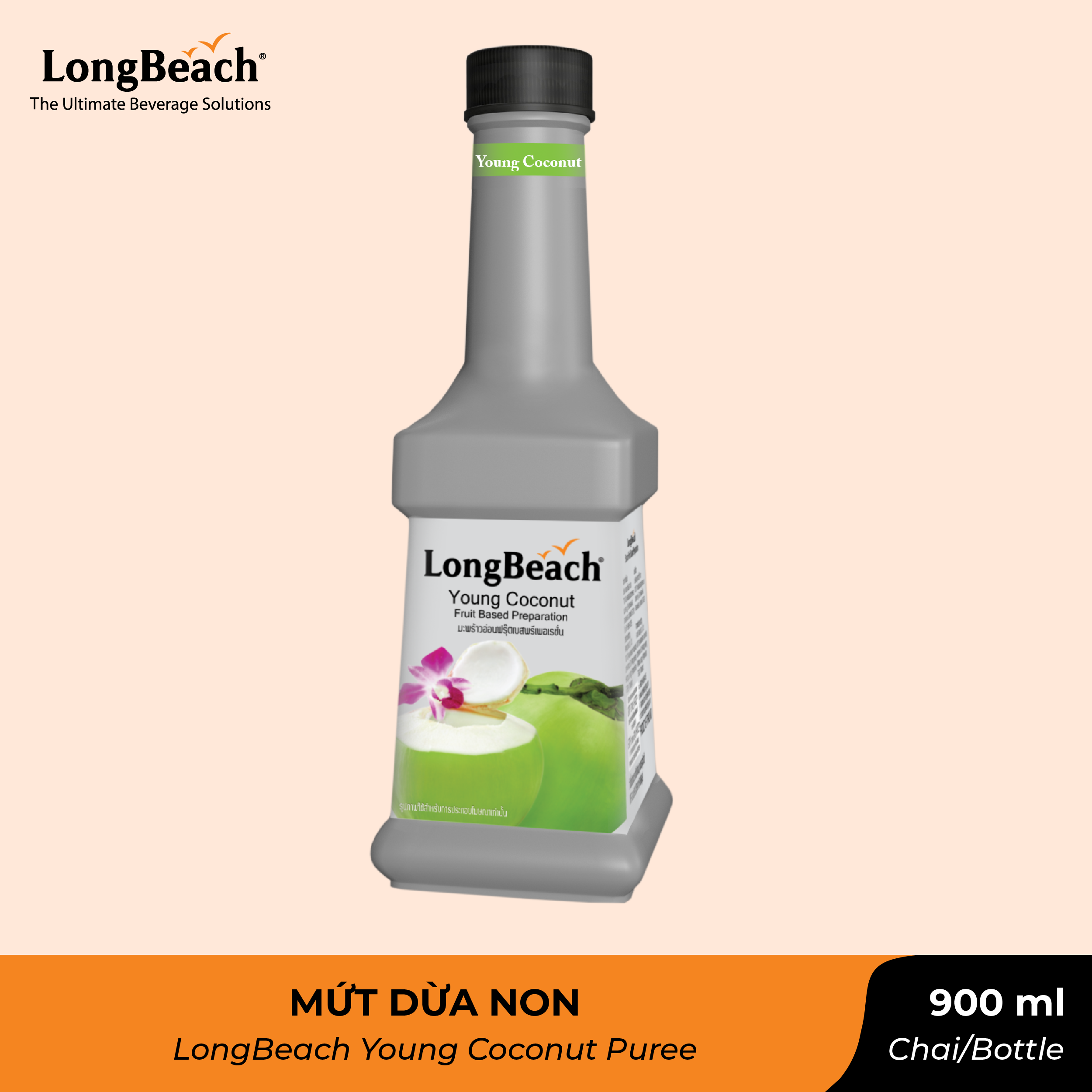 Mứt Dừa Non LongBeach 900ml