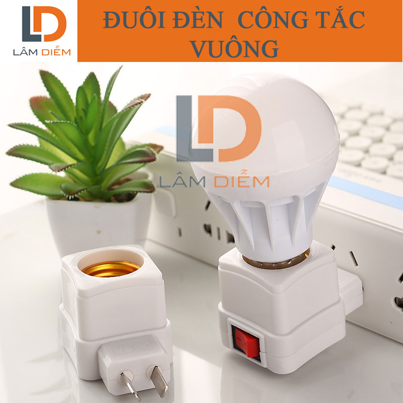 Đuôi đèn e 27 có công tắc E304