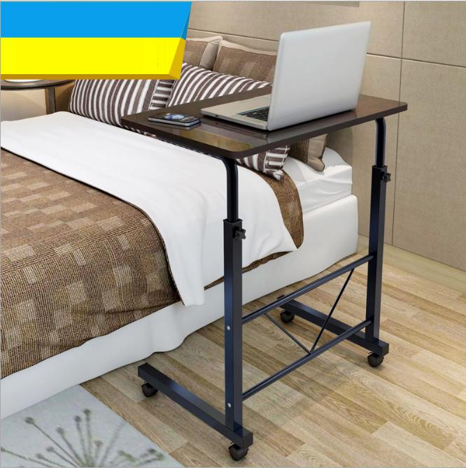 Bàn làm việc dể dàng điều chỉnh chiều cao, có bánh xe di động, dể dàng lắp ghép giao hàng và Bảo Hành Toàn Quốc KT 40x80x50/80Cm