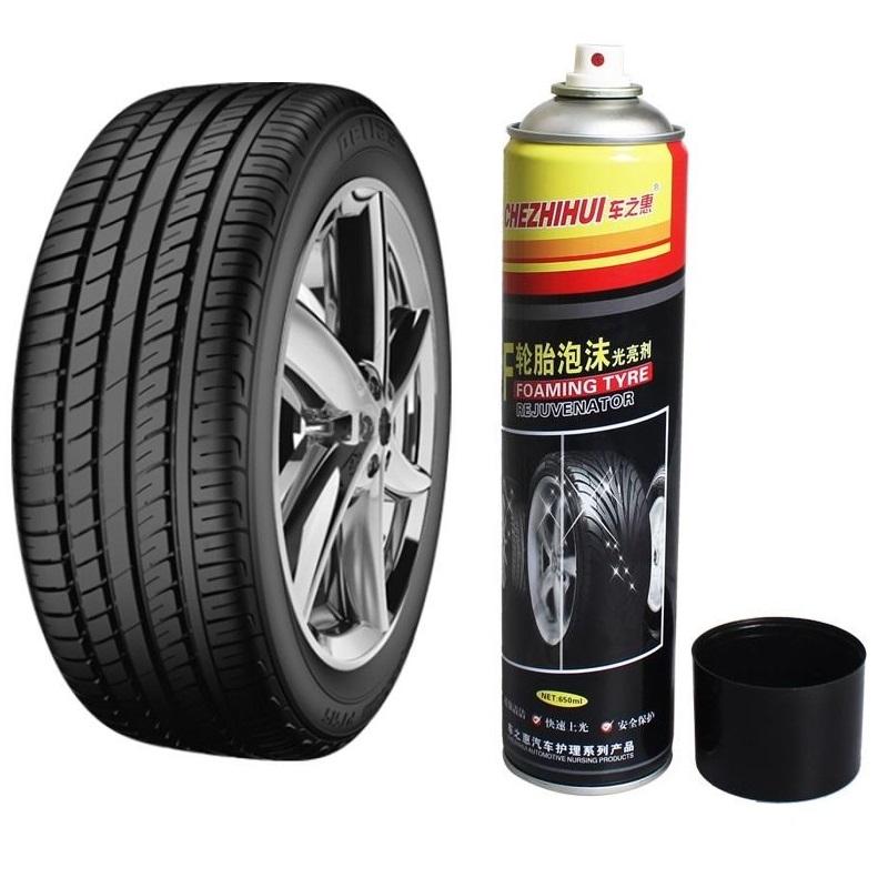 Bình xịt làm mới và bảo vệ lốp xe ô tô - Chai xịt dưỡng làm mới và bóng lốp xe - Bình xịt bảo vệ và làm mới lốp xe
