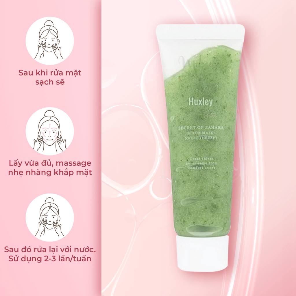 (CHÍNH HÃNG) TẨY TẾ BÀO CHẾT HUXLEY SCUB MASK THERAPY SIZE MINI