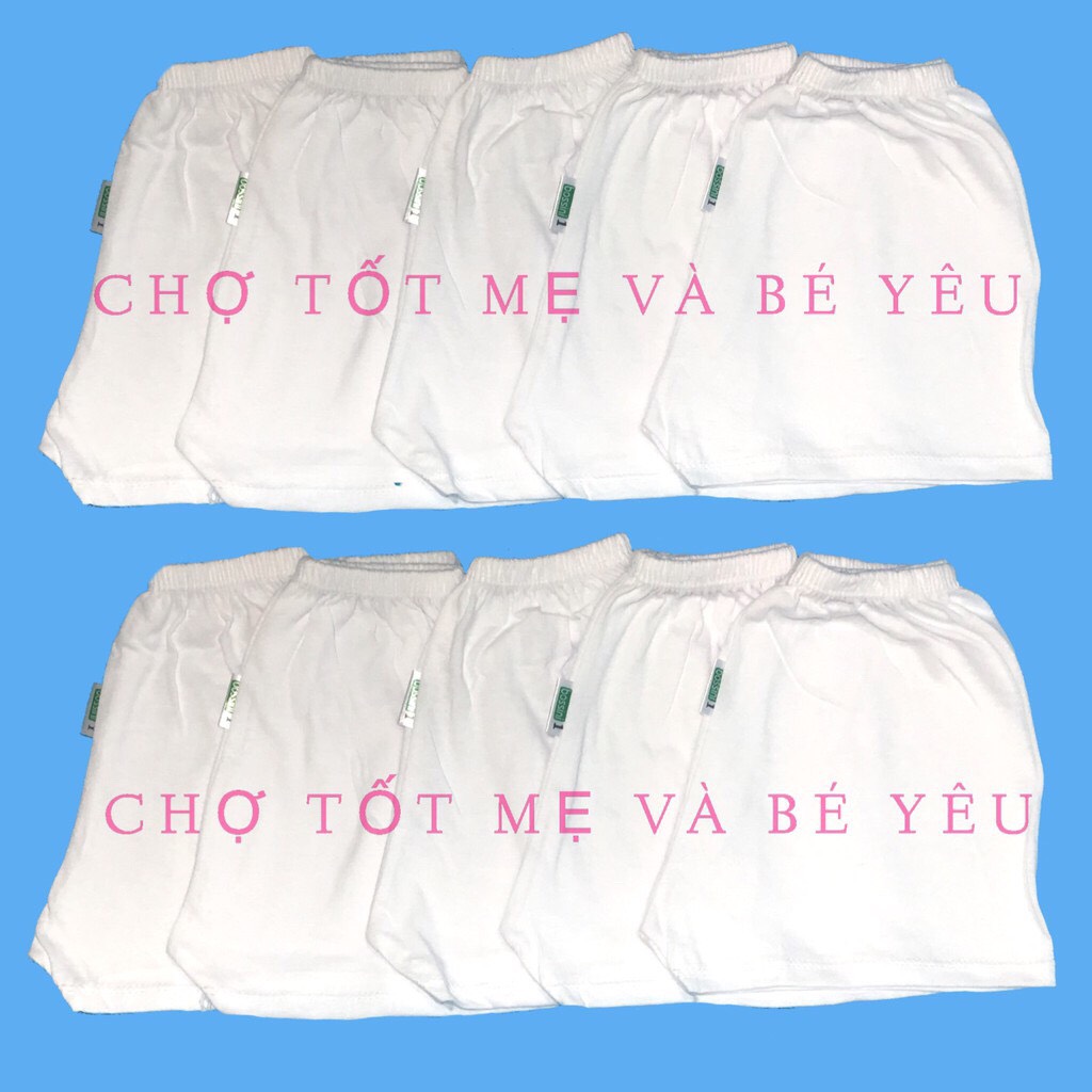 [HCM][RẺ ĐẸP] SET 10 QUẦN ĐÙI CHỤC BOSSINI COTTON MÁT