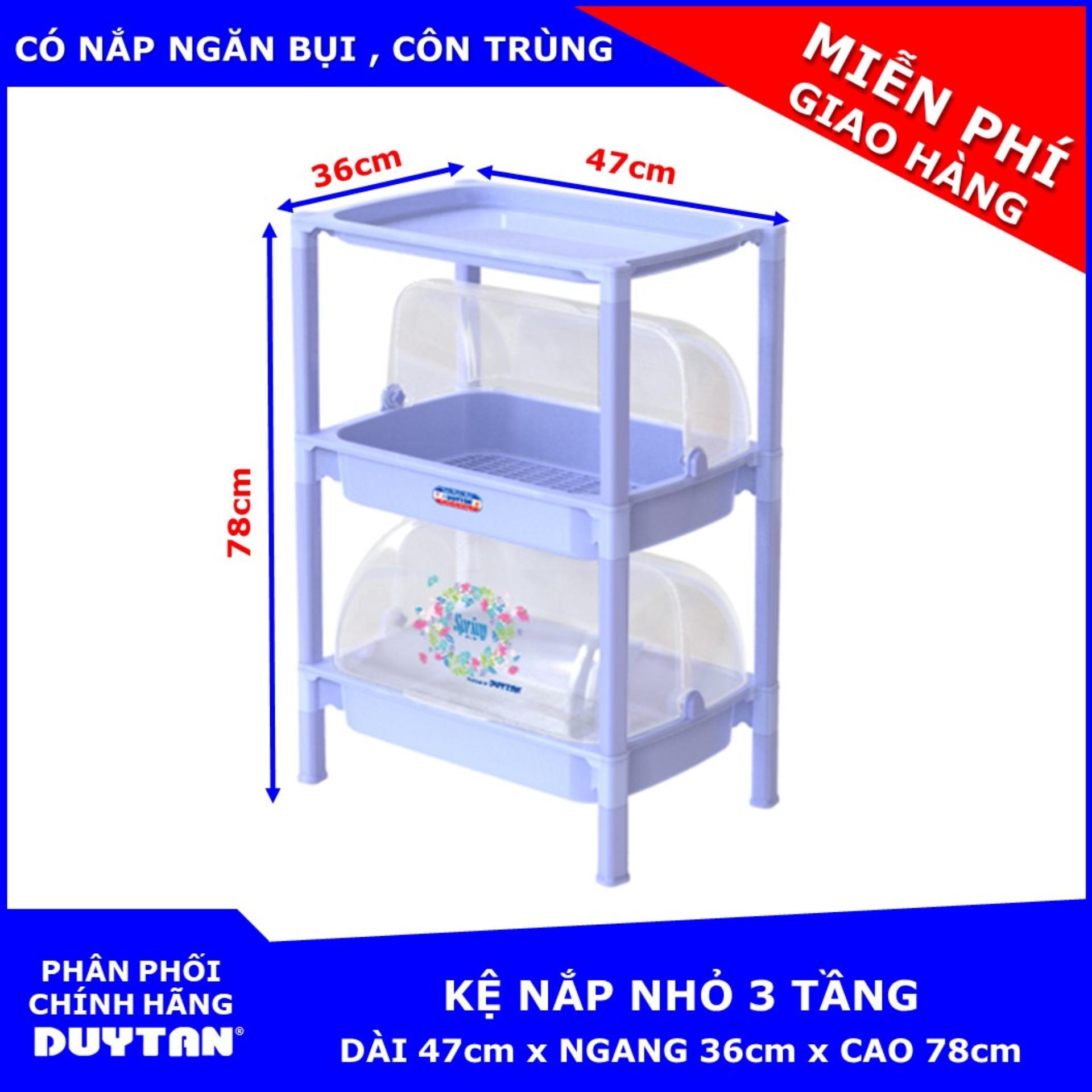 Kệ nắp nhỏ 2 ngăn Duy Tân - Giao màu mẫu nhiên