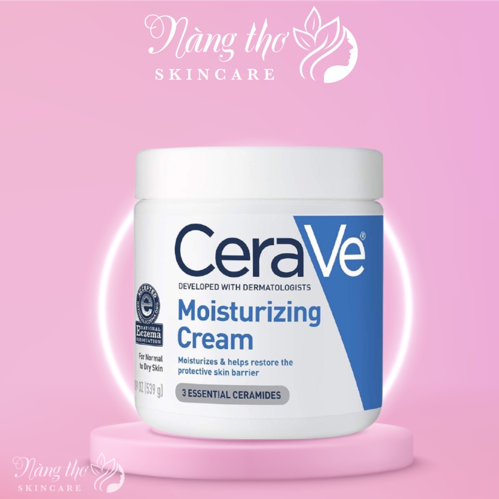 Kem dưỡng ẩm Cerave moisturizing cream cho da mặt và toàn thân , kem cấp ẩm Cerave, hàng chính hãng Mỹ luckily1702